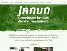 Tablet Screenshot of janun.de